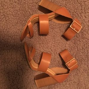 Charlotte Russe Avila chunky heel